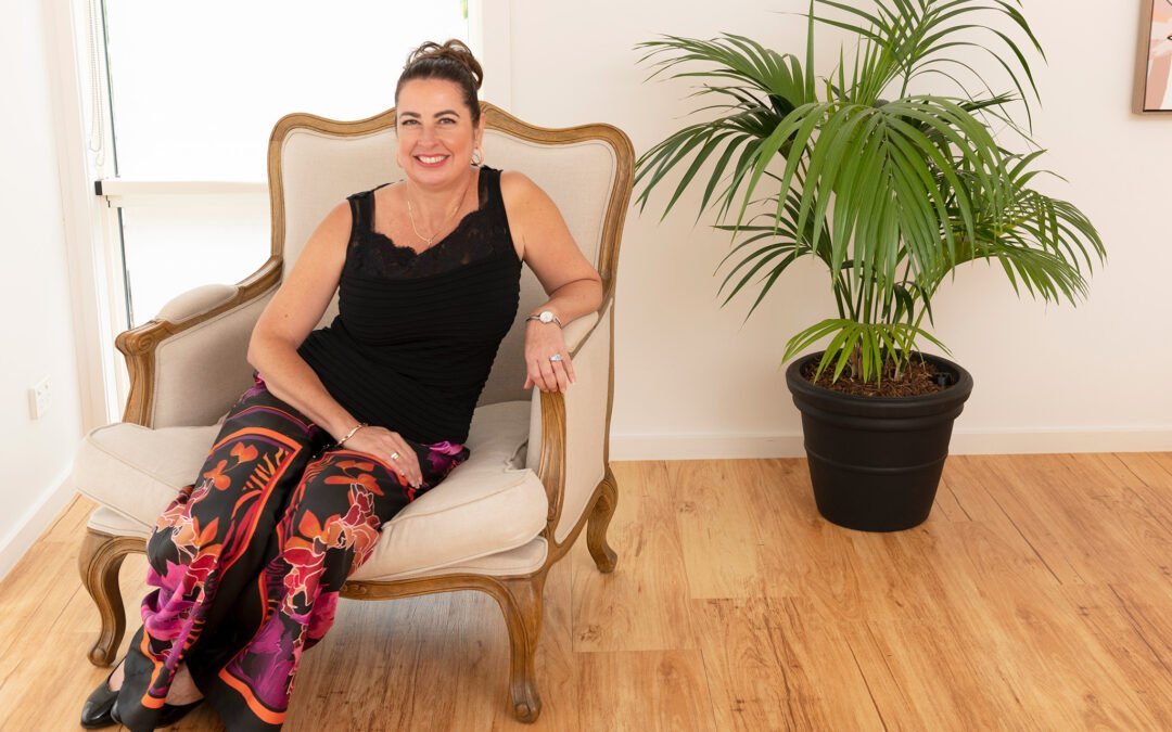 woman sitting in chair